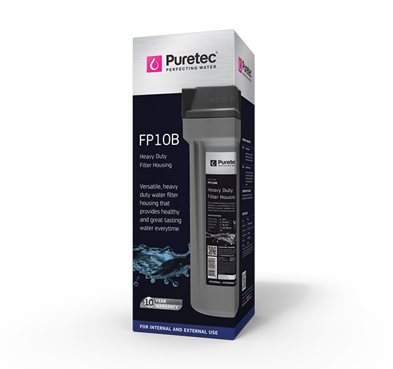 FP10B Filter Housing Kit, 10 inch, Grey, 3/4 conn