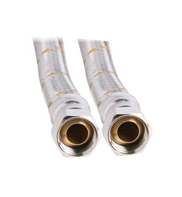 Gas Hose Stainless STeel 8mm x 1/4 BSP FC
